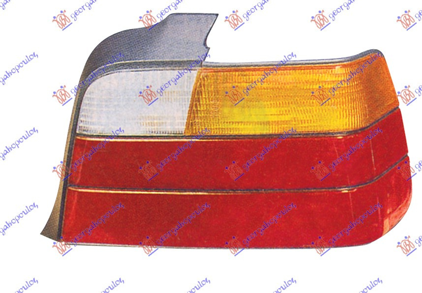 Stop Lampa Spate - Bmw Series 3 (E36) Coupe/Cabrio 1990 , 63211387658