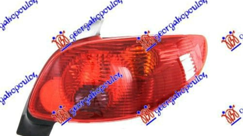 Stop Lampa Spate Dreapta Peugeot 206 An 1998 1999 2000 2001 2002 2003 2004 2005 2006 2007 2008 2009