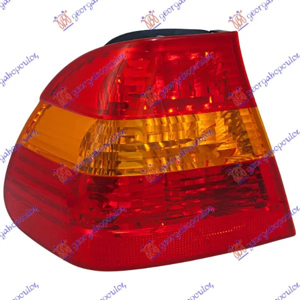 Stop Lampa Spate Exterior cu Semnalizare Galben BMW Seria 3 E46 FSL 2002 2003 2004 2005