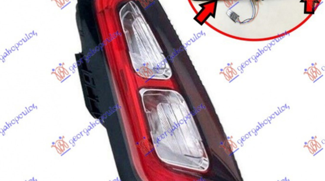 Stop Lampa Spate - Fiat Punto Evo 2009 , 51849738