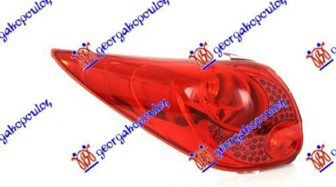 Stop Lampa Spate - Peugeot 207 2006 , 6350ct