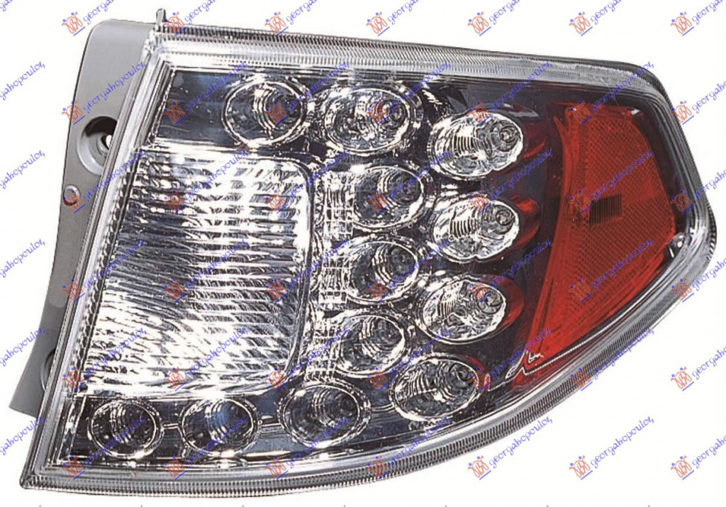 Stop Lampa Spate - Subaru Impreza 2008 , 84912fg020