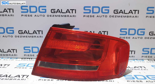 Stop Lampa Tripla Dreapta Aripa Caroserie Aripa Audi A4 B8 Berlina Limuzina cu Defect 2008 - 2012 Co...