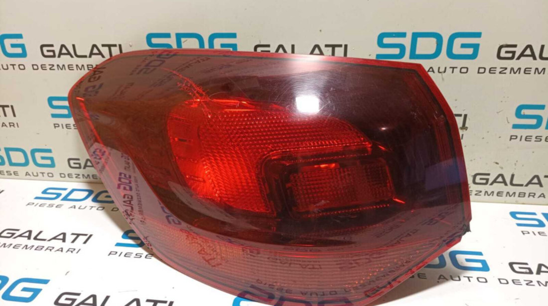 Stop Lampa Tripla Stanga de pe Aripa Caroserie cu Defect Opel Astra J Facelift Break Caravan Combi 2009 - 2016 Cod 13282242 13314052 [M6303]