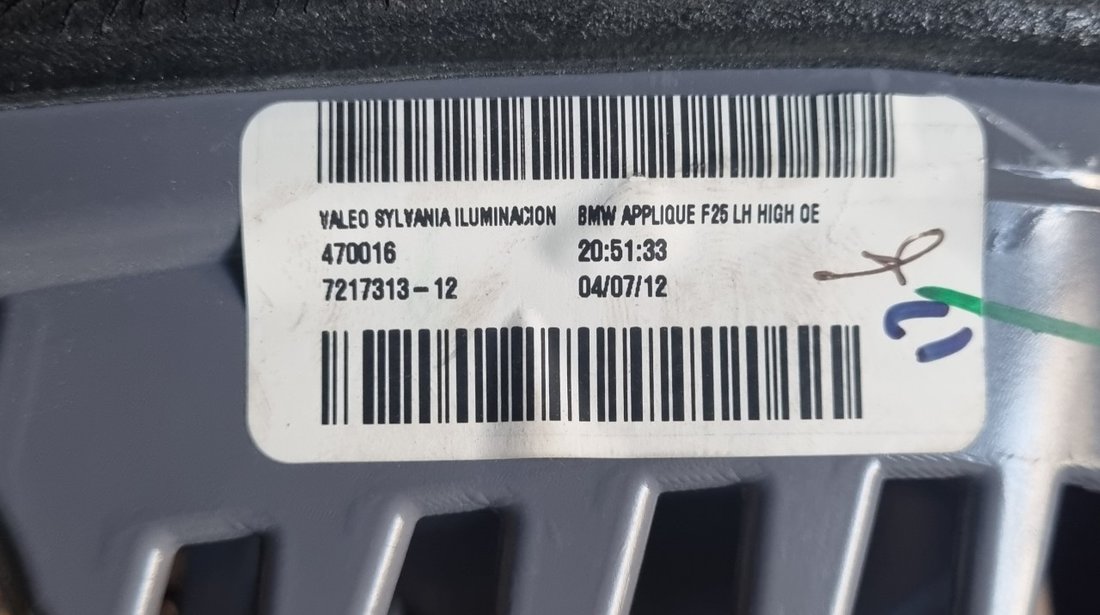 Stop stanga haion BMW X3 F25 - 721731312