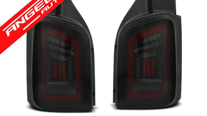 Stopuri bara LED Fumurii Negru Rosu potrivite pentru VW T5 04.03-09 / 10-15