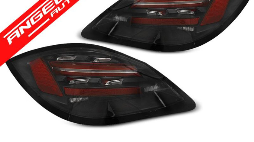 Stopuri bara LED Negru SEQ potrivite pentru PORSCHE BOXSTER / CAYMAN 987 09-12