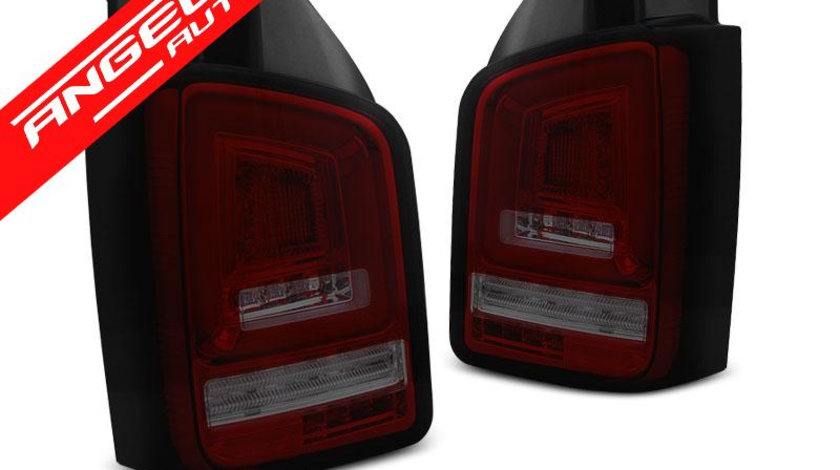 Stopuri bara LED Rosu Fumurii SEQ potrivite pentru VW T5 04.03-09