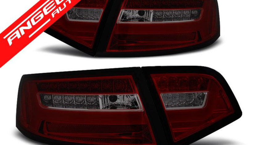 Stopuri bara LED Rosu Fumurii SEQ potrivite pentru AUDI A6 08-11 SEDAN