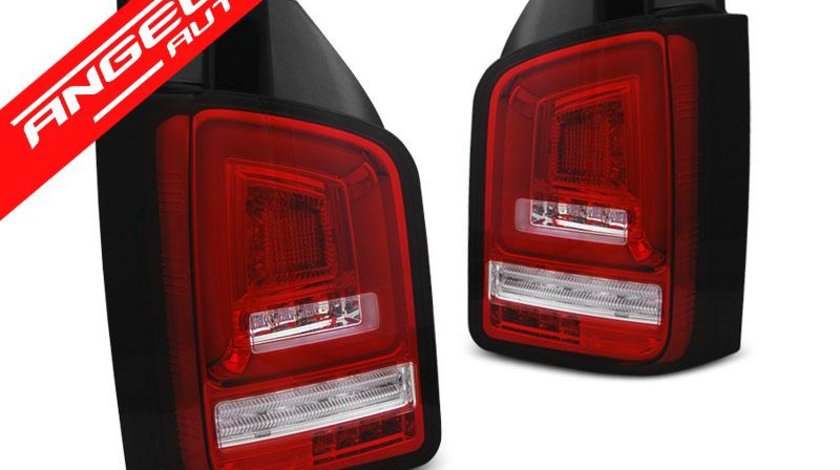 Stopuri bara LED Rosu WHITE SEQ potrivite pentru VW T5 04.03-09