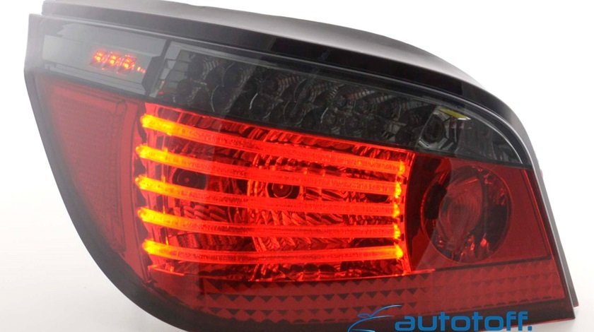 STOPURI BMW E60 - CU LED LCI SERIA 5 (03-07) FIBRA SI SEMNAL LED