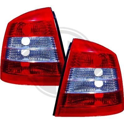 STOPURI CLARE OPEL ASTRA G FUNDAL RED/CRISTAL -COD 1805596