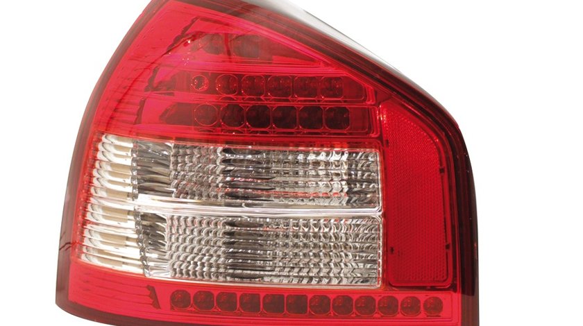 STOPURI CU LED AUDI A3 8L ROSU CRISTAL