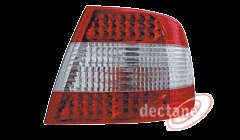 STOPURI CU LED AUDI A4 B5 FUNDAL ROSU CRISTAL -COD RA02DLRC