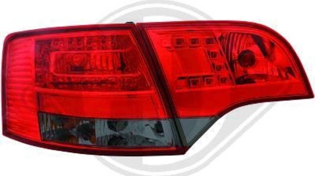 STOPURI CU LED AUDI A4 B7 FUNDAL RED/BLACK -COD 1017796 #3961157