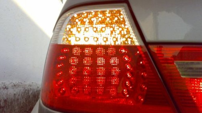 STOPURI CU LED BMW E46 COUPE FUNDAL RED/CRISTAL -COD 1215995