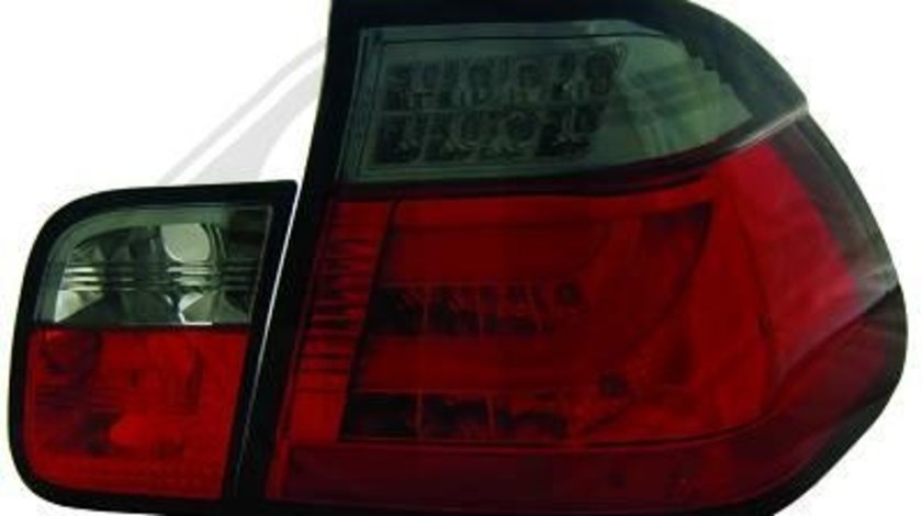 STOPURI CU LED BMW E46 LIM FUNDAL RED BLACK -COD 1214596