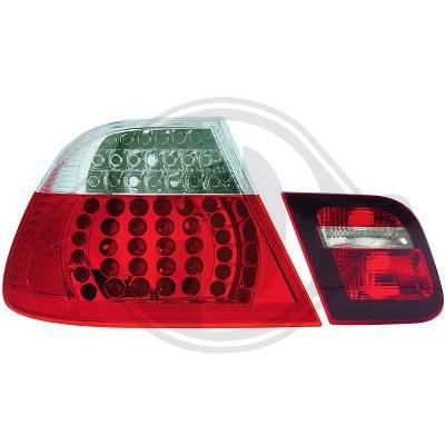 STOPURI CU LED BMW E46 LIM FUNDAL RED CRISTAL -COD 1214895