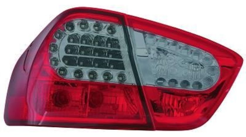 STOPURI CU LED BMW E90 FUNDAL RED/BLACK -COD FKRLXLBM8055