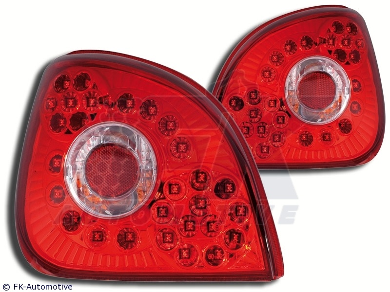 STOPURI CU LED FORD FIESTA FUNDAL RED -COD FKRLXLFO015