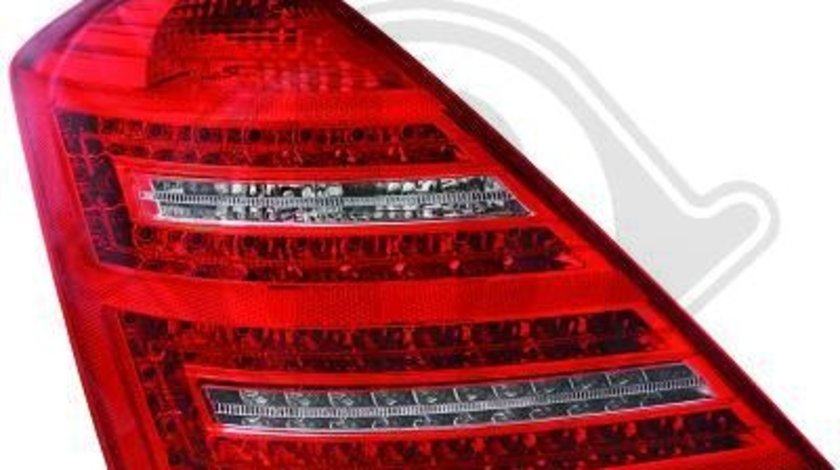 STOPURI CU LED MERCEDES W221 FUNDAL RED/BLACK -COD 1647995