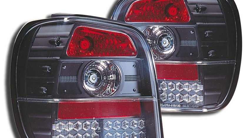 STOPURI CU LED VW POLO 6N FUNDAL BLACK -COD FKRLXLVW8001