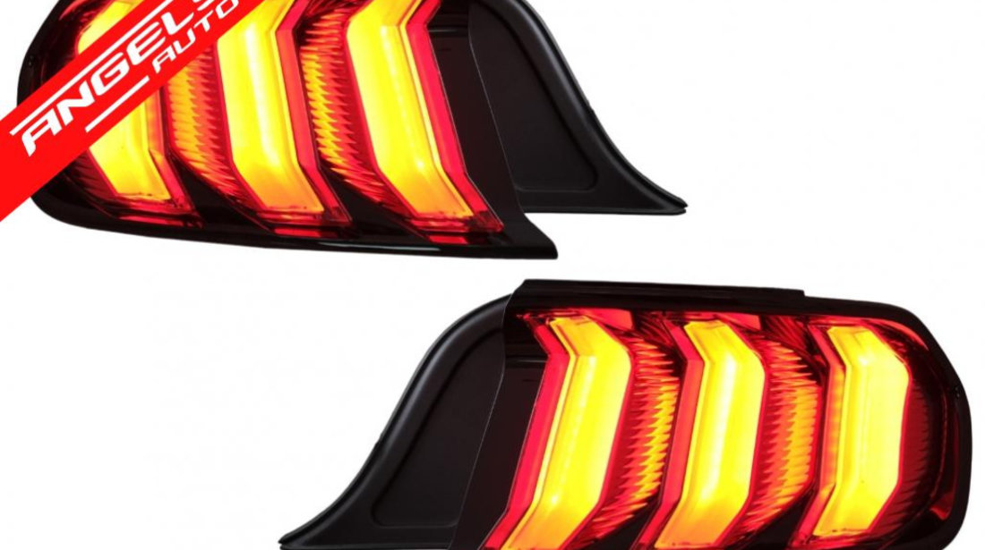 Stopuri Full LED Ford Mustang VI S550 (2015-2019) Semnal Dinamic