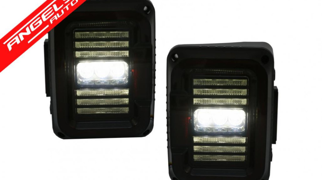 Stopuri Full LED JEEP Wrangler JK (2007-2017) Fumuriu