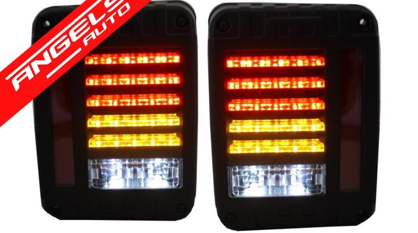 Stopuri Full LED Jeep Wrangler / Rubicon JK (2007-2017)