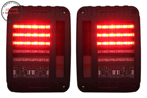 Stopuri Full LED JEEP Wrangler / Rubicon JK (2007-2017)- livrare gratuita