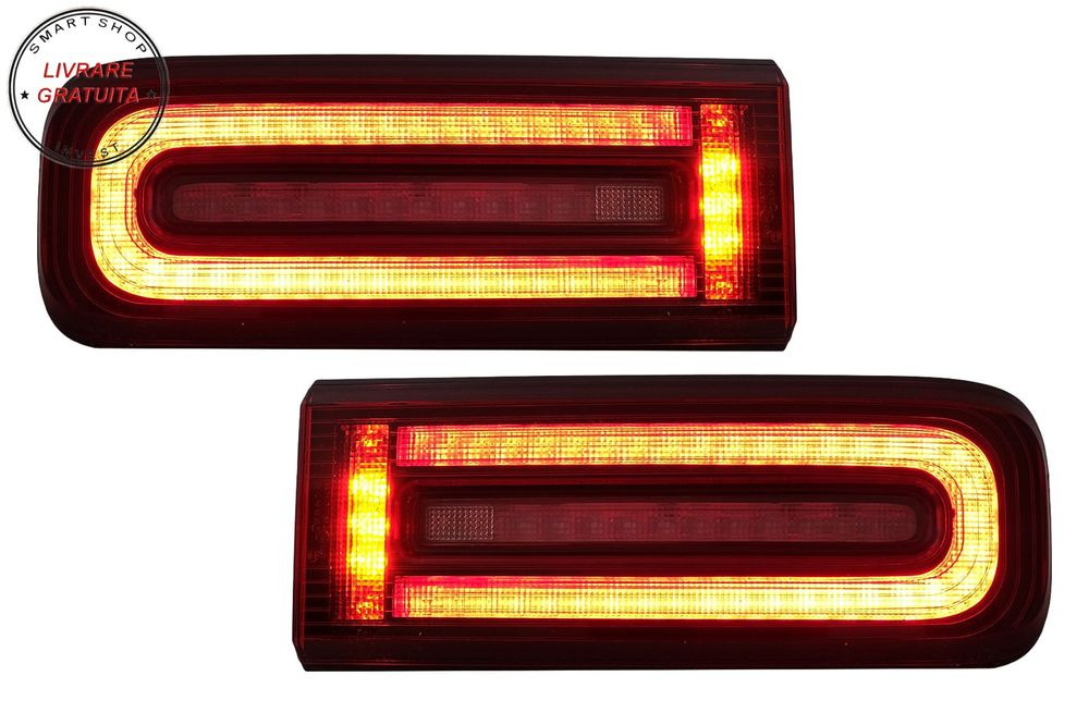 Stopuri Full LED Mercedes G-Class W463 (2008-2017) Facelift 2018 Design LED Dinami- livrare gratuita