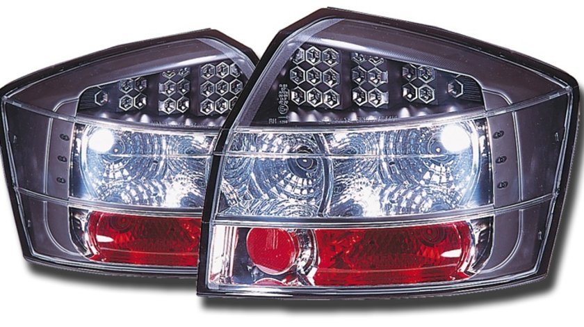 STOPURI LED AUDI A4 8E FUNDAL BLACK -COD FKRLXLAI8025