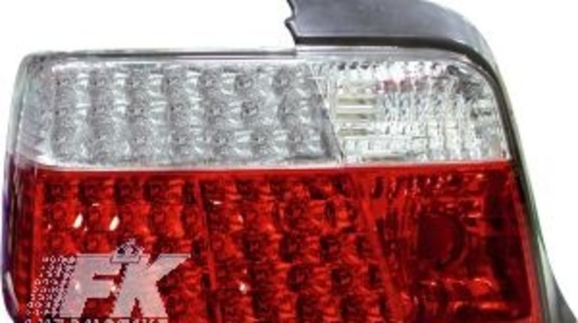 STOPURI LED BMW E36/LIM FUNDAL ROSU/CROM -COD FKRLXLBM303