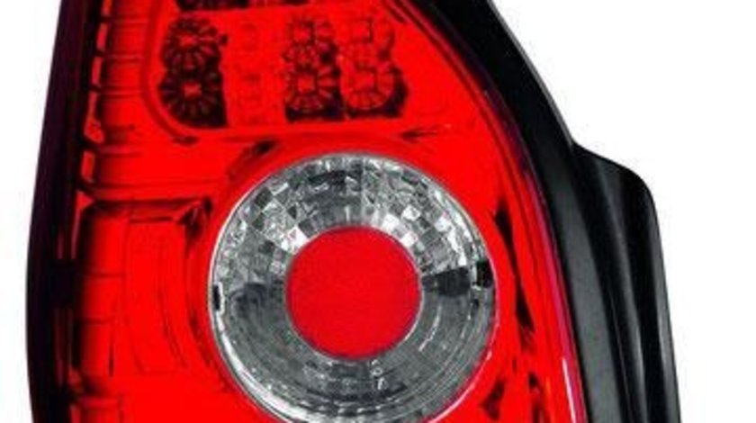 STOPURI LED CITROEN C2 FUNDAL ROSU-CRISTAL -cod RC04LLRC