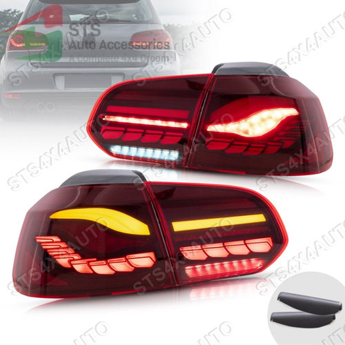 STOPURI LED CU DYNAMIC SEMNALIZARE VW Golf 6 2008-2013 RC [M4 STYLE]