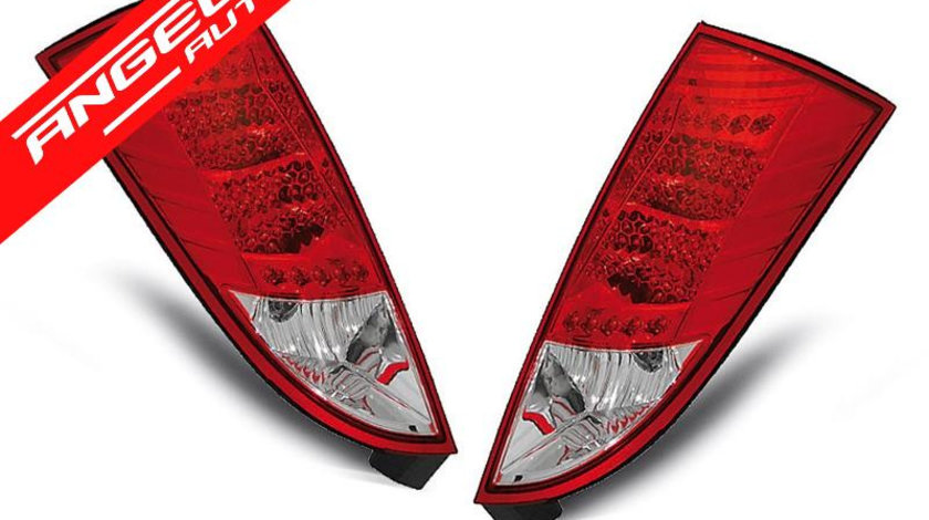 Stopuri Led Ford Focus MK1 Hatchback 1998-2004 Rosu Alb