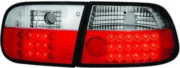 STOPURI LED HONDA CIVIC LIMOUSINE FUNDAL ROSU-CRISTAL -cod RH01ALRC