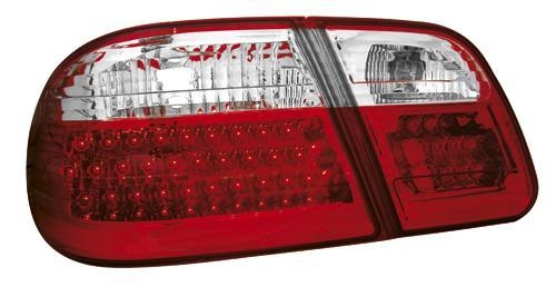 STOPURI LED MERCEDES W210 FUNDAL ROSU-CRISTAL -cod RMB10LRC