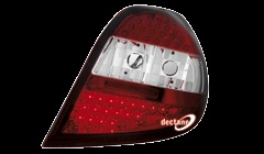 STOPURI LED RENAULT CLIO III FUNDAL ROSU-CRISTAL -cod RR11LRC