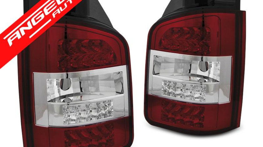 Stopuri LED Rosu Alb potrivite pentru VW T5 10-15 TRANSPORTER