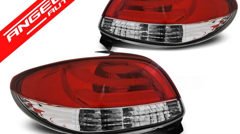 Stopuri PEUGEOT 206 10.98- Rosu Alb LED BAR