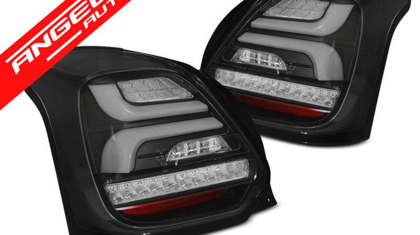 Stopuri SUZUKI SWIFT VI 17- Negru LED SEQ