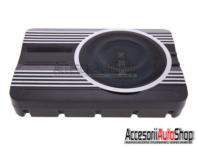 Subwoofer Auto Compact cu Amplificator cu Kit montare inclus PROMOTIE  #8190025