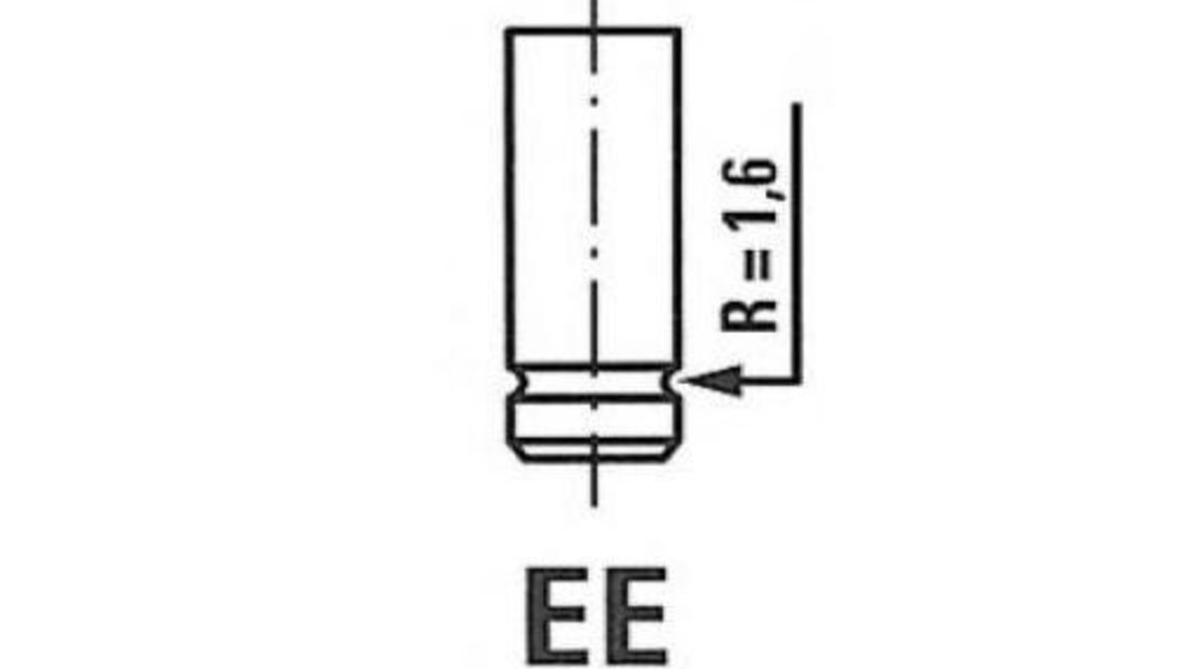 Supapa admisie Fiat SEICENTO Van (287, 187) 1998-2010 #2 007VE30710000