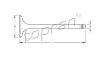 Supapa admisie Opel ZAFIRA TOURER C (P12) 2011-201...
