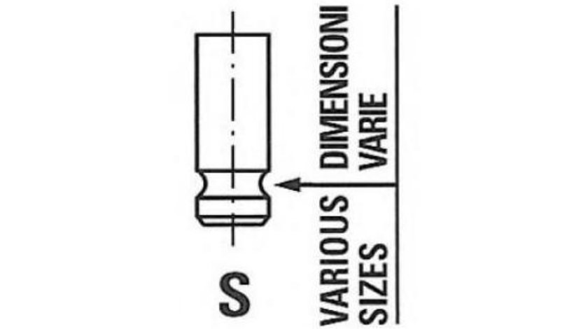 Supapa admisie Toyota AVENSIS Liftback (_T22_) 1997-2003 #2 1371127010