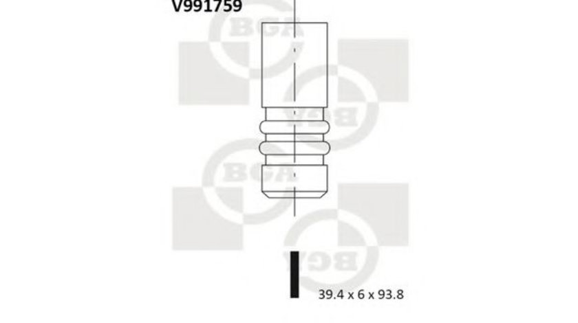 Supapa admisie VW NEW BEETLE (9C1, 1C1) (1998 - 2010) BGA V991759 piesa NOUA