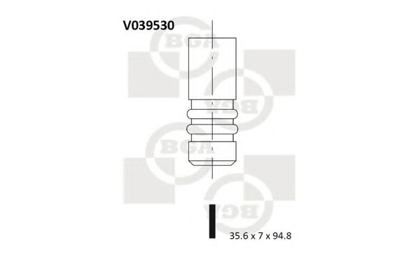 Supapa admisie VW POLO CLASSIC (6KV2) (1995 - 2006) BGA V039530 piesa NOUA