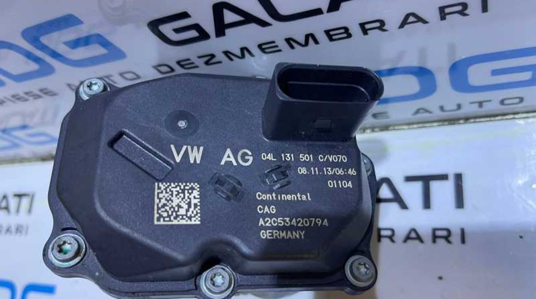 Supapa EGR Audi A3 8V 1.6 TDI CLHA CRKB DBKA CXXB 2013 - 2020 Cod 04L131501C A2C53420794