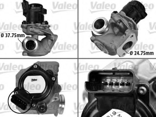 Supapa EGR CITROEN NEMO caroserie (AA) (2008 - 2016) VALEO 700413 piesa NOUA